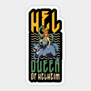 Ruler of the Underworld - Viking Goddess Hel Sticker